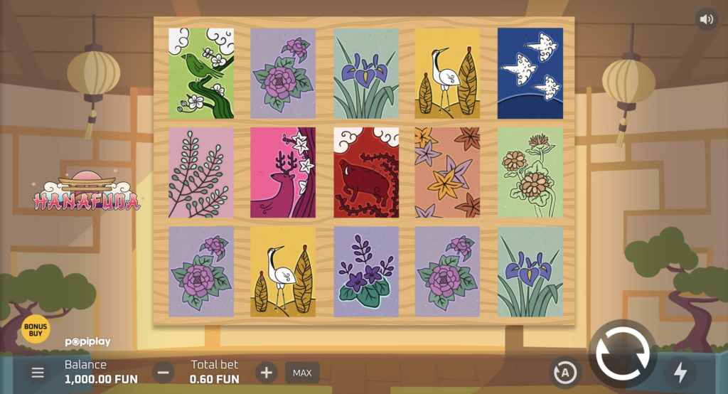 hanafuda slot game by popiplay